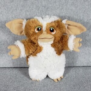 Gizmo Gremlins Plush Toy Warner Bros Toy Factory Licensed Brown White 11" Mogwai